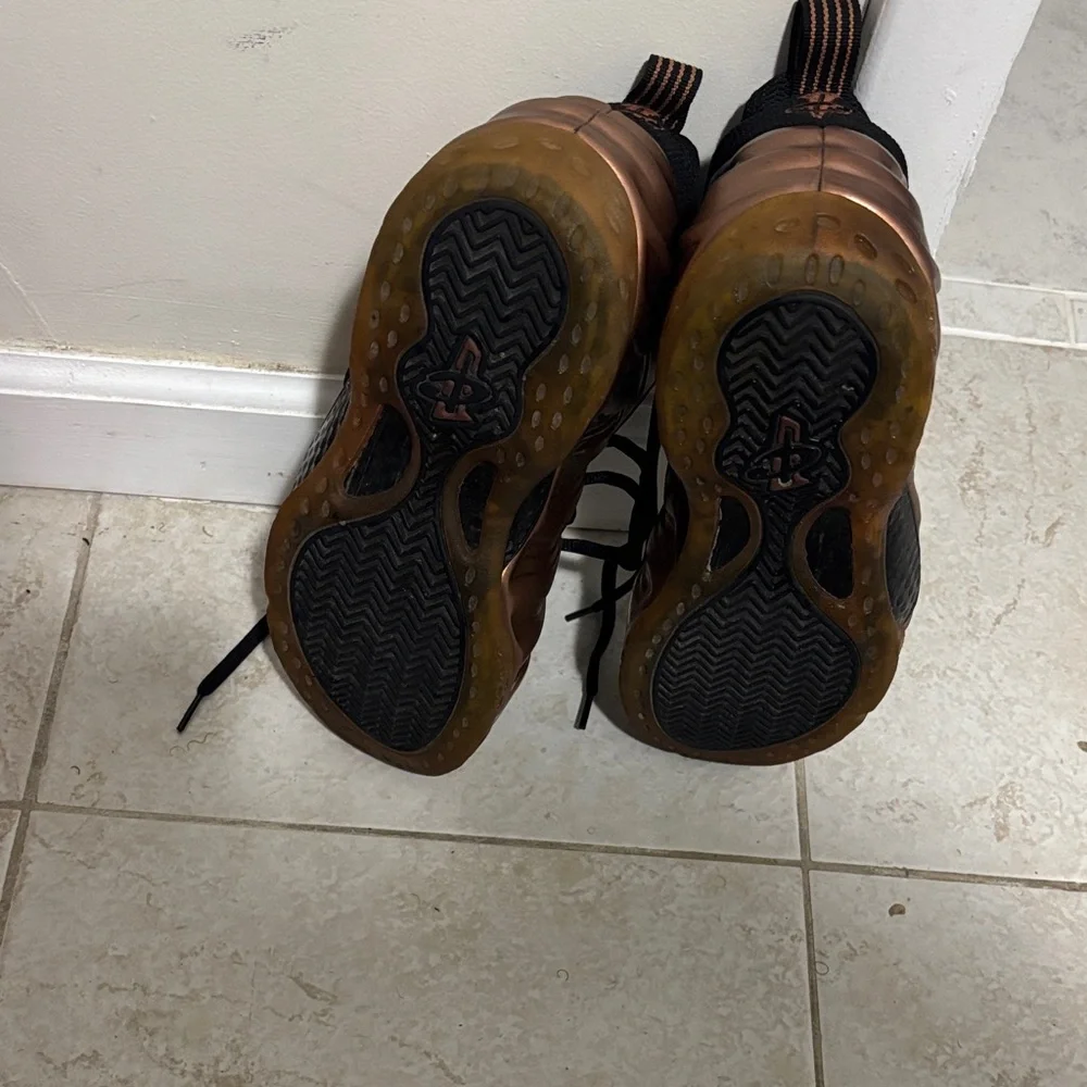Nike Bronze Foamposite Shoes - Picture 4 of 4